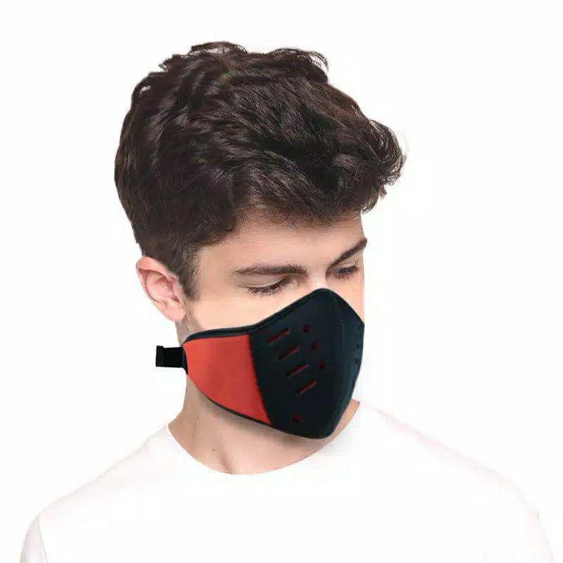 Masker Motor Super Spon Polos Masker Murah