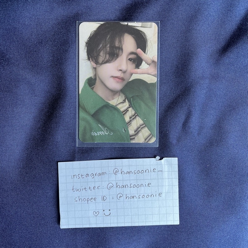 NCT Dream Renjun Hot Sauce SGS POB smglobal sm global shop smg po benefit hs photocard pc photo card