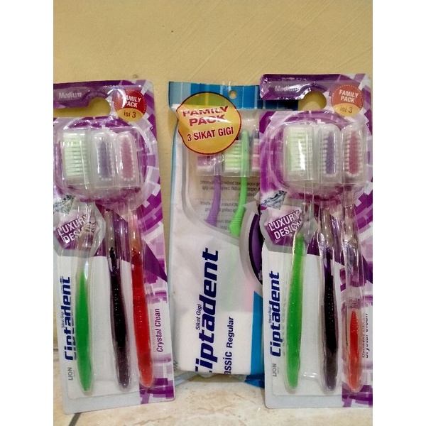 Sikat Gigi Ciptadent isi 3 / Sikat Gigi Medium