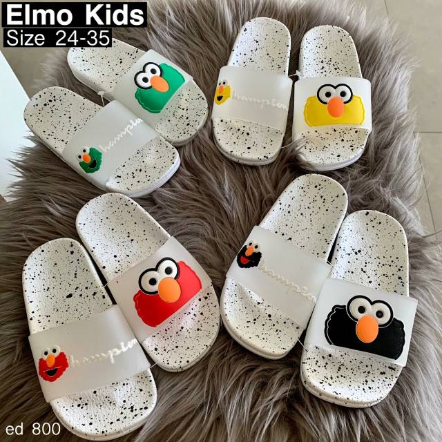 [BISA COD] Sandal Anak/ Sandal Jelly/ Sandal Unisex Elmo Jelly Kids