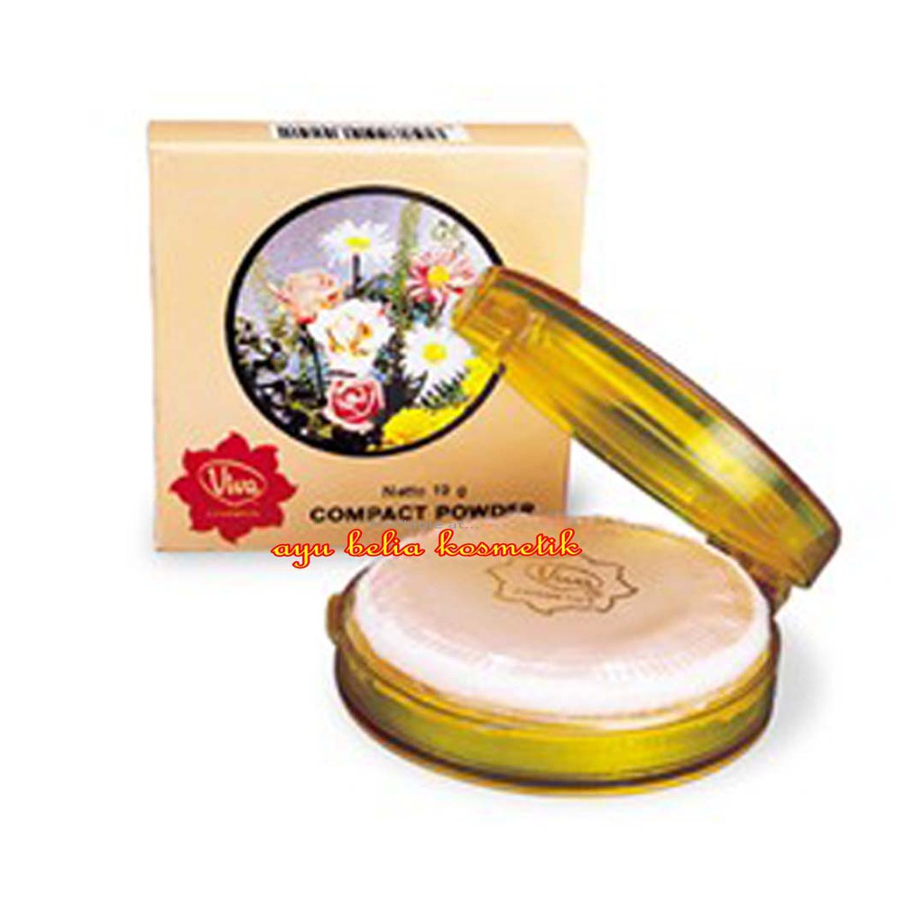 VIVA BEDAK PADAT VIVA COMPACT POWDER ORANGE ORIGINAL DAN BER BPOM