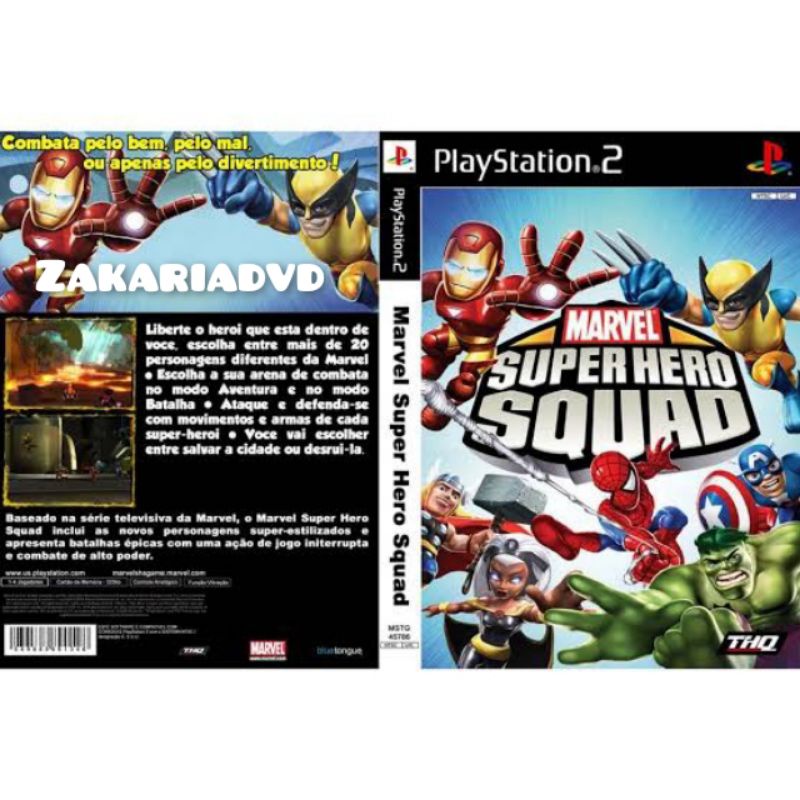 Kaset Ps 2 MARVEL SUPER HERO SQUAD