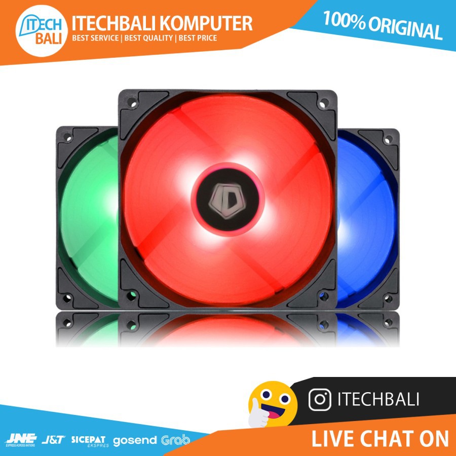 Fan Faket ID-COOLING Xf-12025 Trio 120Mm Sync Pwm Rgb | ITECHBALI