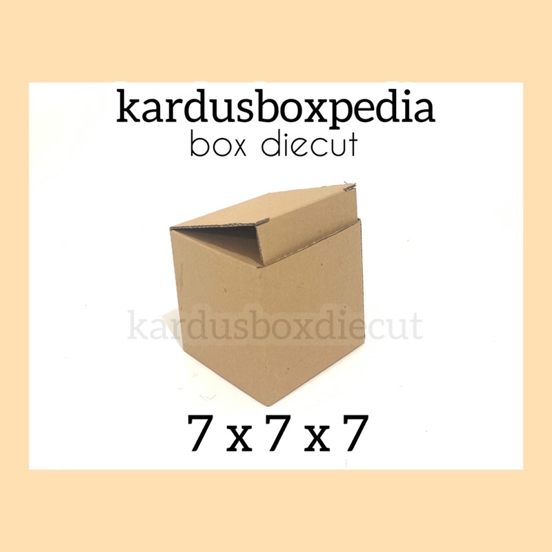 

corrugated box 7x7x7 = 1000 pcs box diecut/box pizza packing