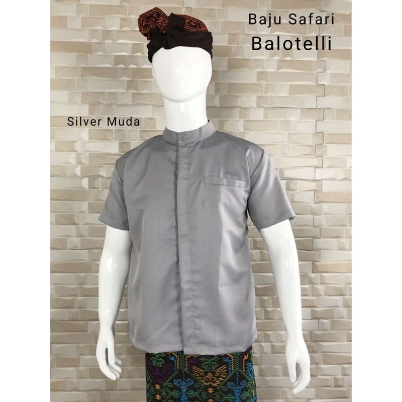 baju semi safari pria