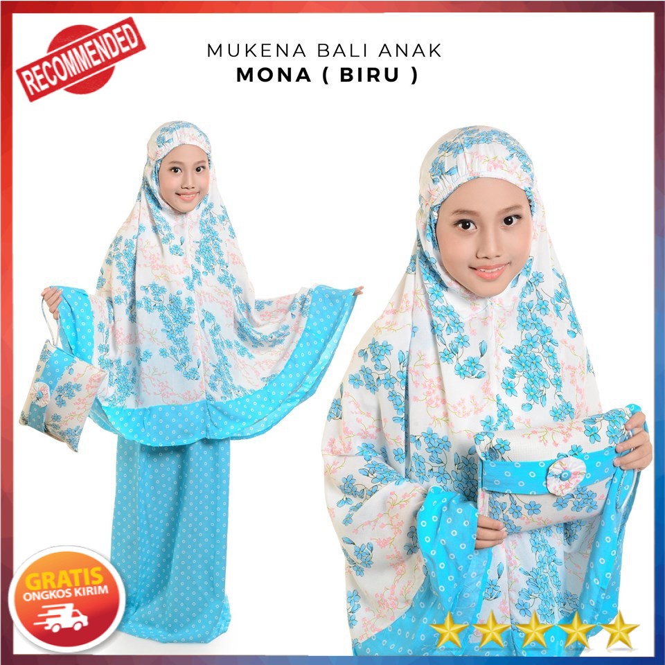 [ COD ] MUKENA ANAK KARTUN MOTIF KARAKTER / Mukena Bali Mona (Anak Saja) / MUKENA ANAK LUCU MURAH