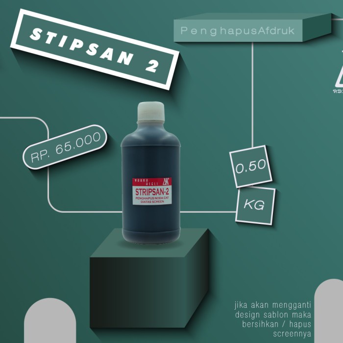 

Stripsan 2 - Penghapus Afdruk - Kemasan Setengah Kilo