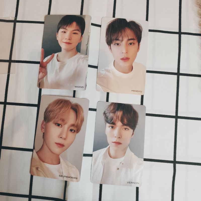 SEVENTEEN Hitorijanai HMV 2 (Mingyu, Woozi, Seungkwan, Vernon) photocard pc