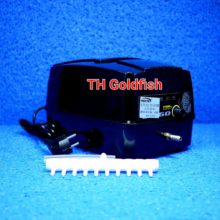 Aerator AC DC Sakkai Pro SKP 60 Hi Blow Low Watt Output 60 L/min Sakai