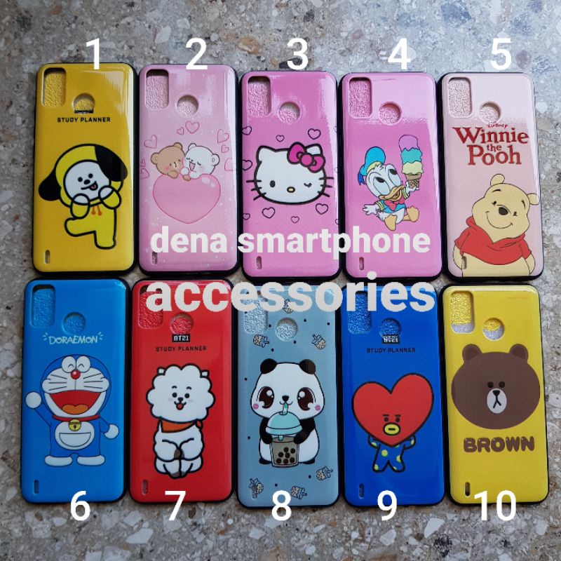 Soft Case Silikon Fuze Gambar Tecno Spark 6 Go