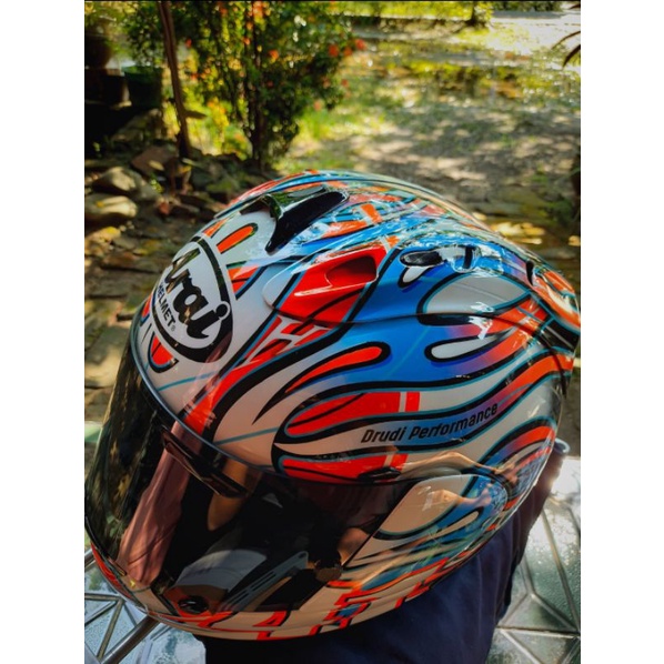 arai rx7rr5 haga rainbow