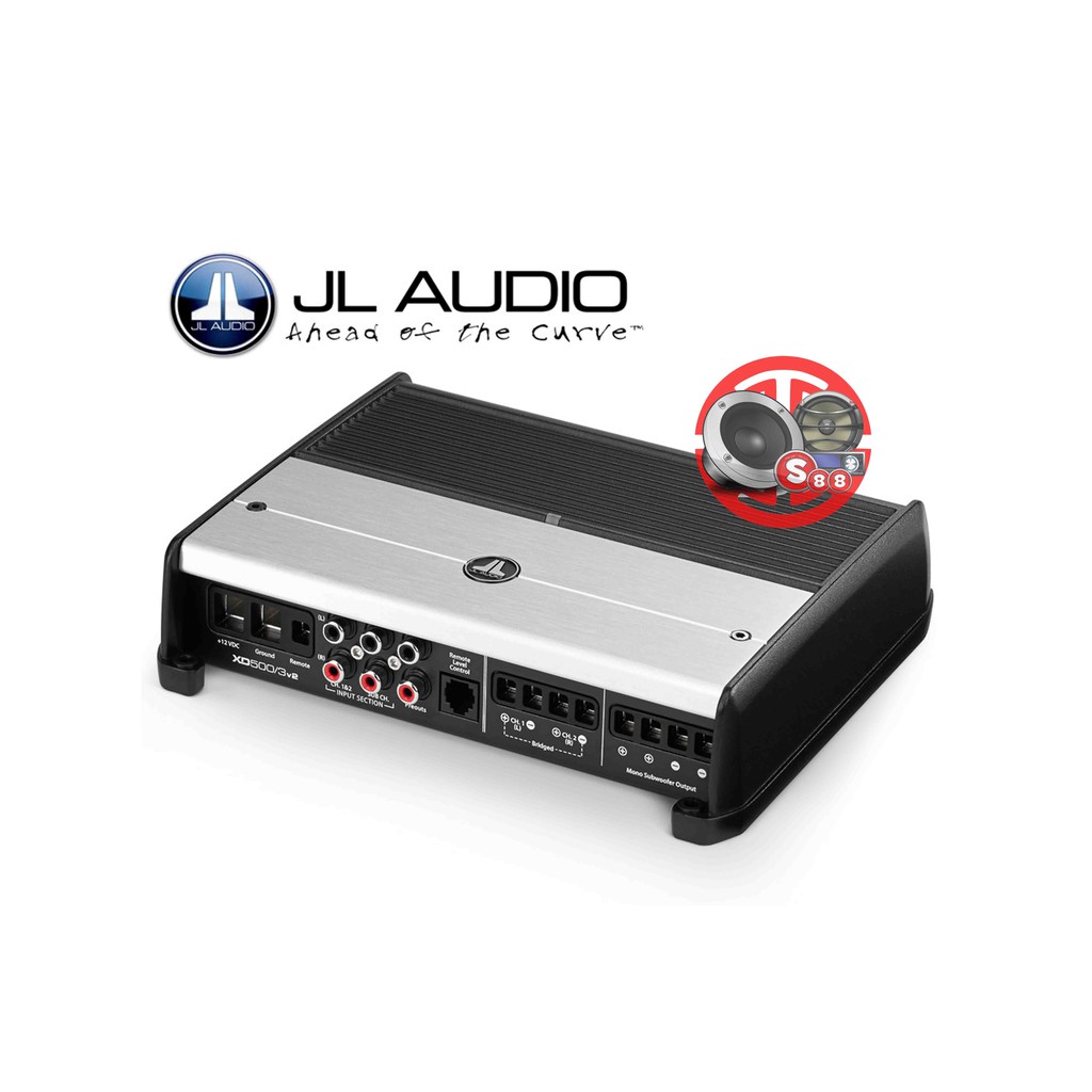 JL Audio XD500 3V2 Class D 3-Channel Amplifier On Sale...