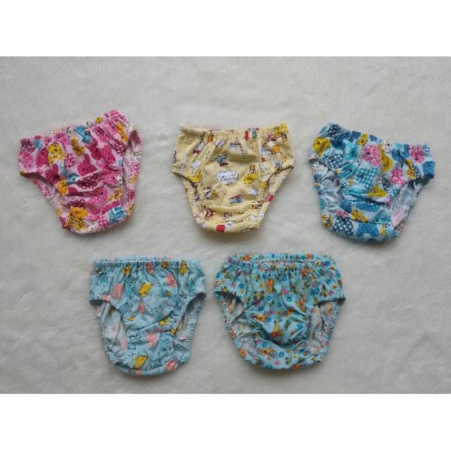 20pcs Cd Babydoll Celana Dalam Anak Perempuan Celana Dalam Anak Cewek Cd Cewek Cd Warna Lucu