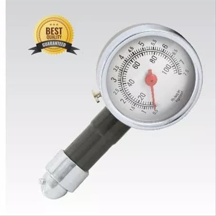 ORANGE DIAL TIRE PRESSURE GAUGE ALAT UKUR TEKANAN ANGIN BAN New / Original