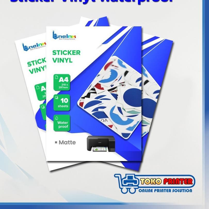 

LANGSUNG ORDER 8729 Sticker Vinyl Anti Air Doff Matte A4 Inkjet / Stiker Vinil waterproof ㄼ