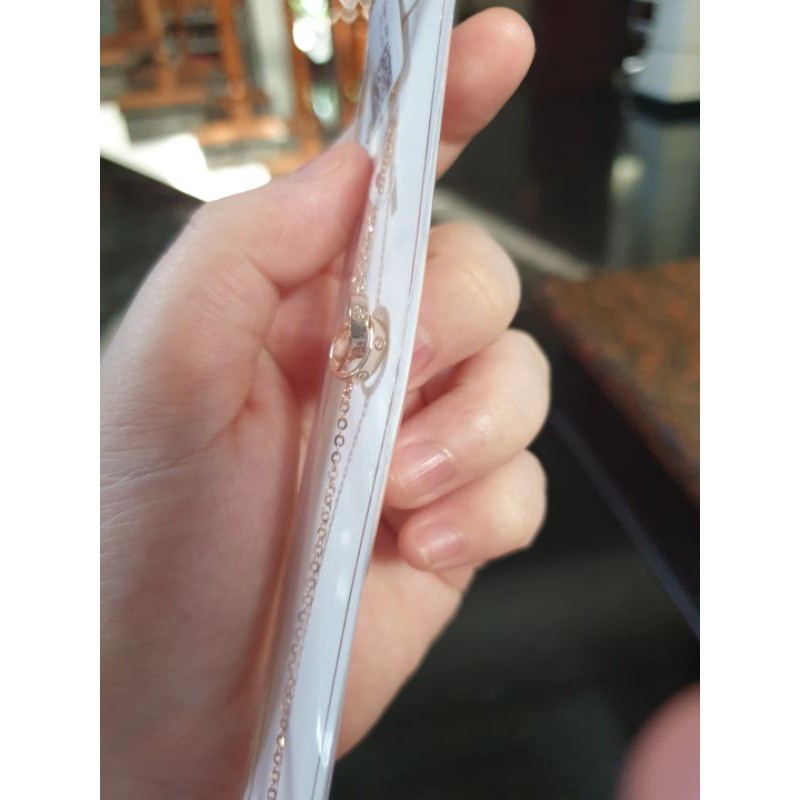 Gelang tangan dewasa rosegold rose gold cincin kartir emas asli 750 75% mas tua