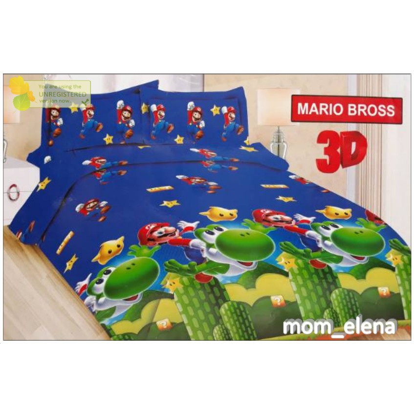 SPREI BONITA MARIO BROSS SINGLE 120X200