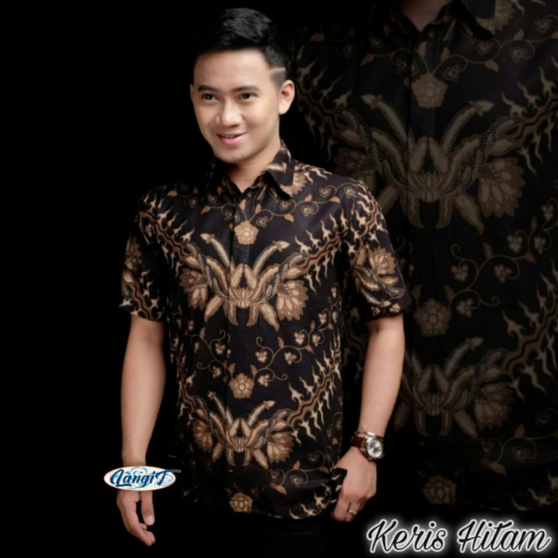 baju batik kantor pria lengan pendek resmi kemeja batik seragam kantor lengan pendek exlusive