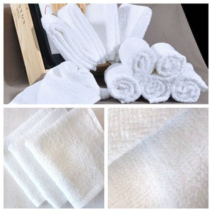 PAKET HEMAT 3pcs Handuk olahraga gym Sport Muka Kecil Simple  Towel Lap Putih Polos 30x30