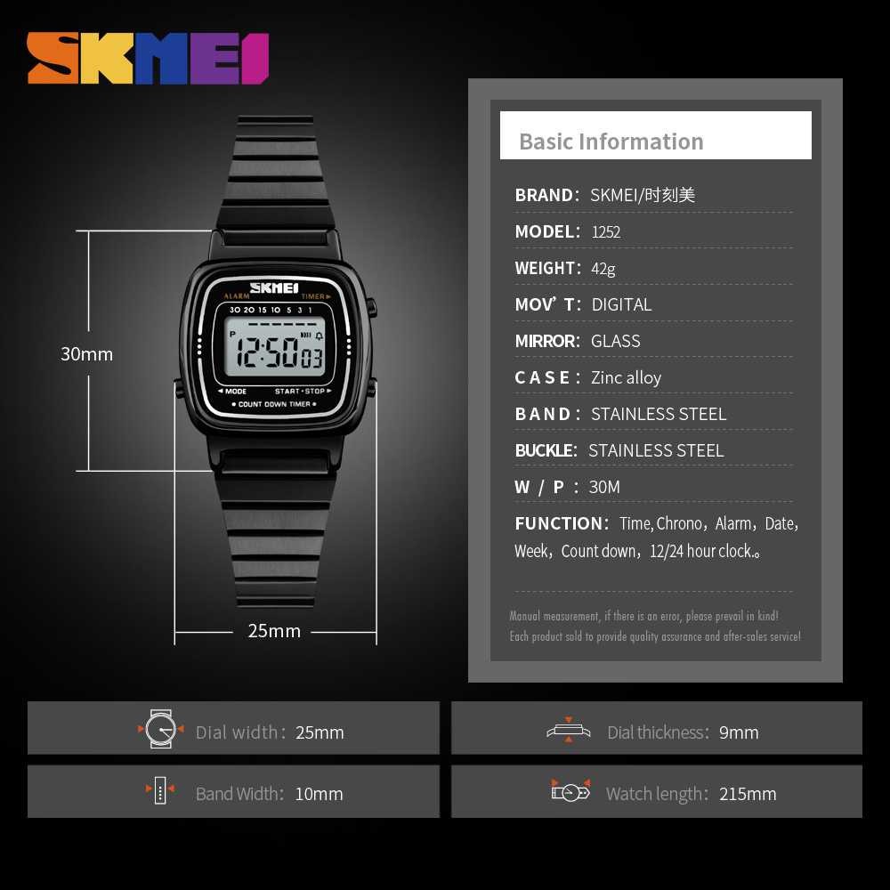 Jam Tangan Digital Wanita Skmei JT 121 Jam Tangan Cewek Cantik Waterproof Skemei Terbaru Anti Air