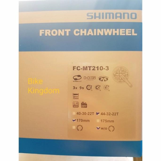 Jual Rugi Crank / Crankset /Gear Shimano Altus 3X9 Speed Mt 210 Hollowtech 2