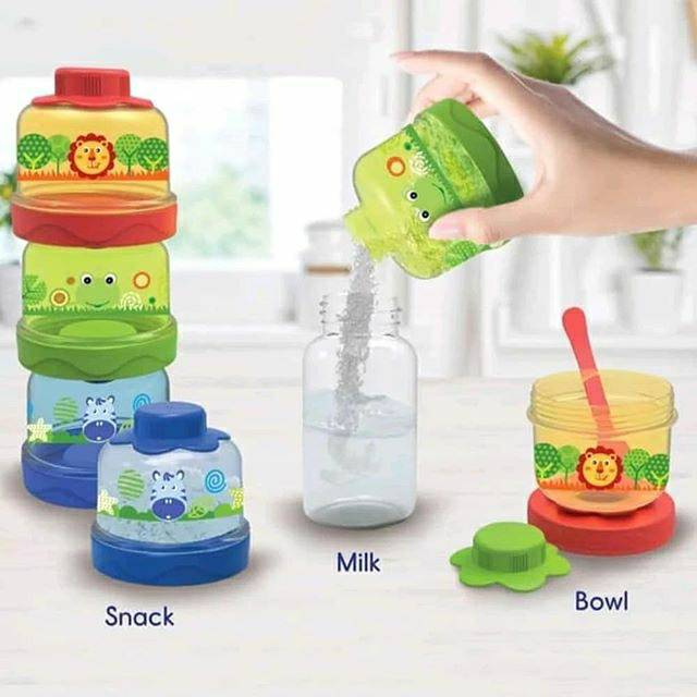 ♥BabyYank♥ Baby Safe Multi Use Container Susu Bubuk BS33A / Babysafe Tempat Susu Formula Serba guna