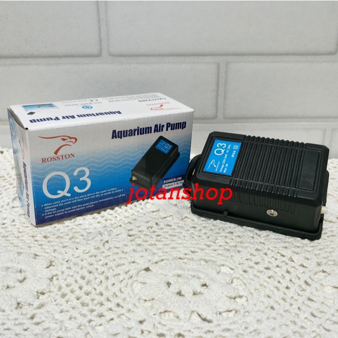 ROSSTON KD Q3 Mesin Aerator Pompa Udara 1 Lubang lobang Aquarium Aquascape air pump