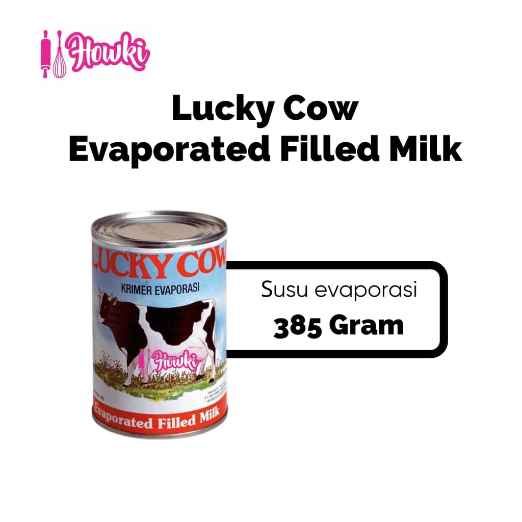 Jual Lucky Cow Evaporated Milk - Susu Evaporasi 385gr | Shopee Indonesia