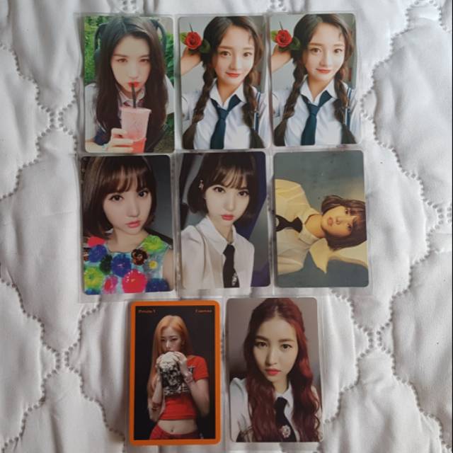 Photocard GFRIEND, PRISTIN, dan PRISTIN V