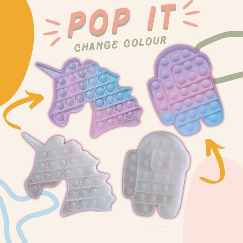Pop It Fidged Toys Mainan TikTok Push Pop-8
