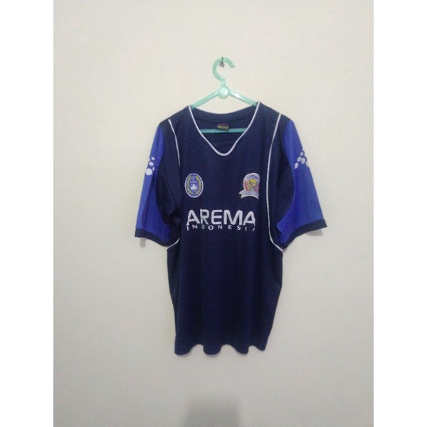 jersey arema indonesia 2009/2010 juara isl + nameset noh alam shah