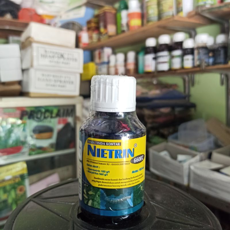 INSEKTISIDA NIETRIN 660 EC 100 ML PENGENDALI ULAT KONTAK