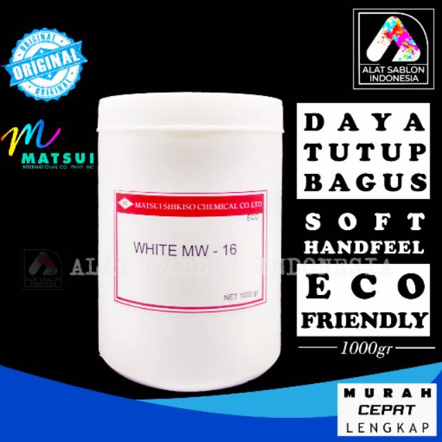 TINTA SABLON RUBBER MATSUI WHITE MW 1KG