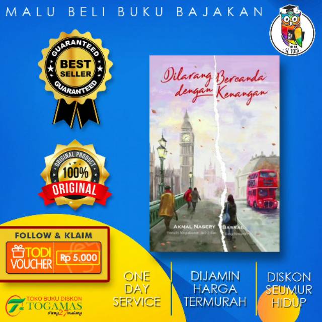 TERMURAH!! SIAP KIRIM!! DILARANG BERCANDA DENGAN KENANGAN / Akmal Nasery