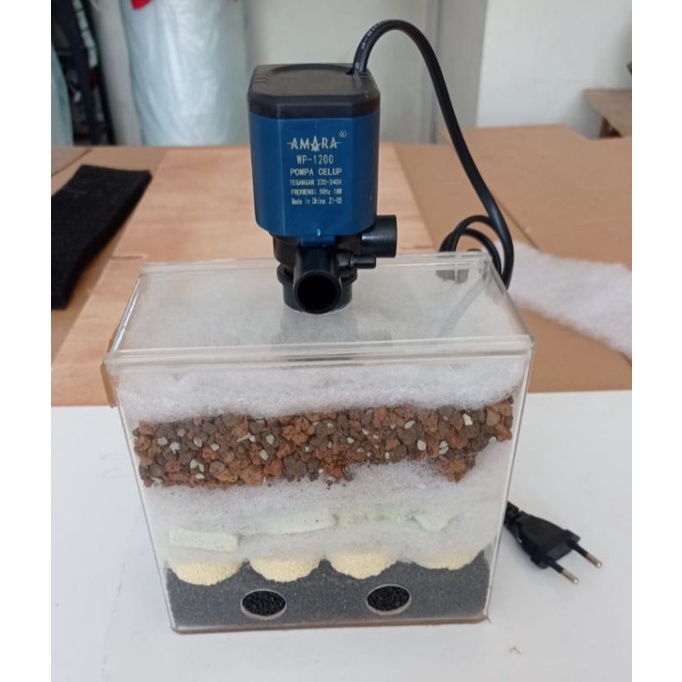 Filter internal Aquarium tanpa kuras medium