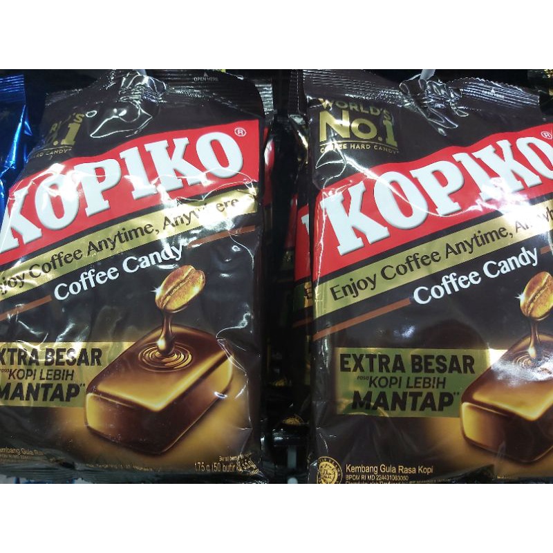 

Kopiko Permen Kopi Extra Besar 175 gram isi 50 butir