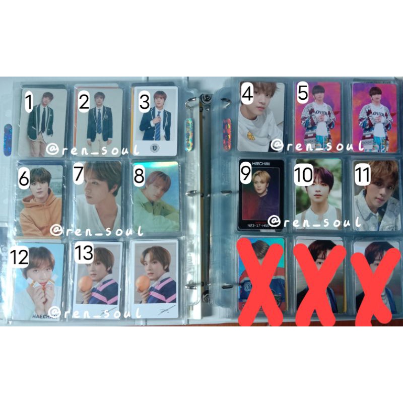 Pc HAECHAN Ridin, Bene Yzy B2SK 2019, dream a dream, SG2021, cafe, ar clip, sumvac, Ac Arrival, natu