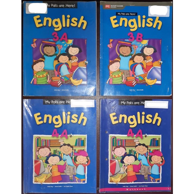 

[ORIGINAL] Buku My Pals are Here English 3A, 3B, 4A, 4A Workbook Bekas