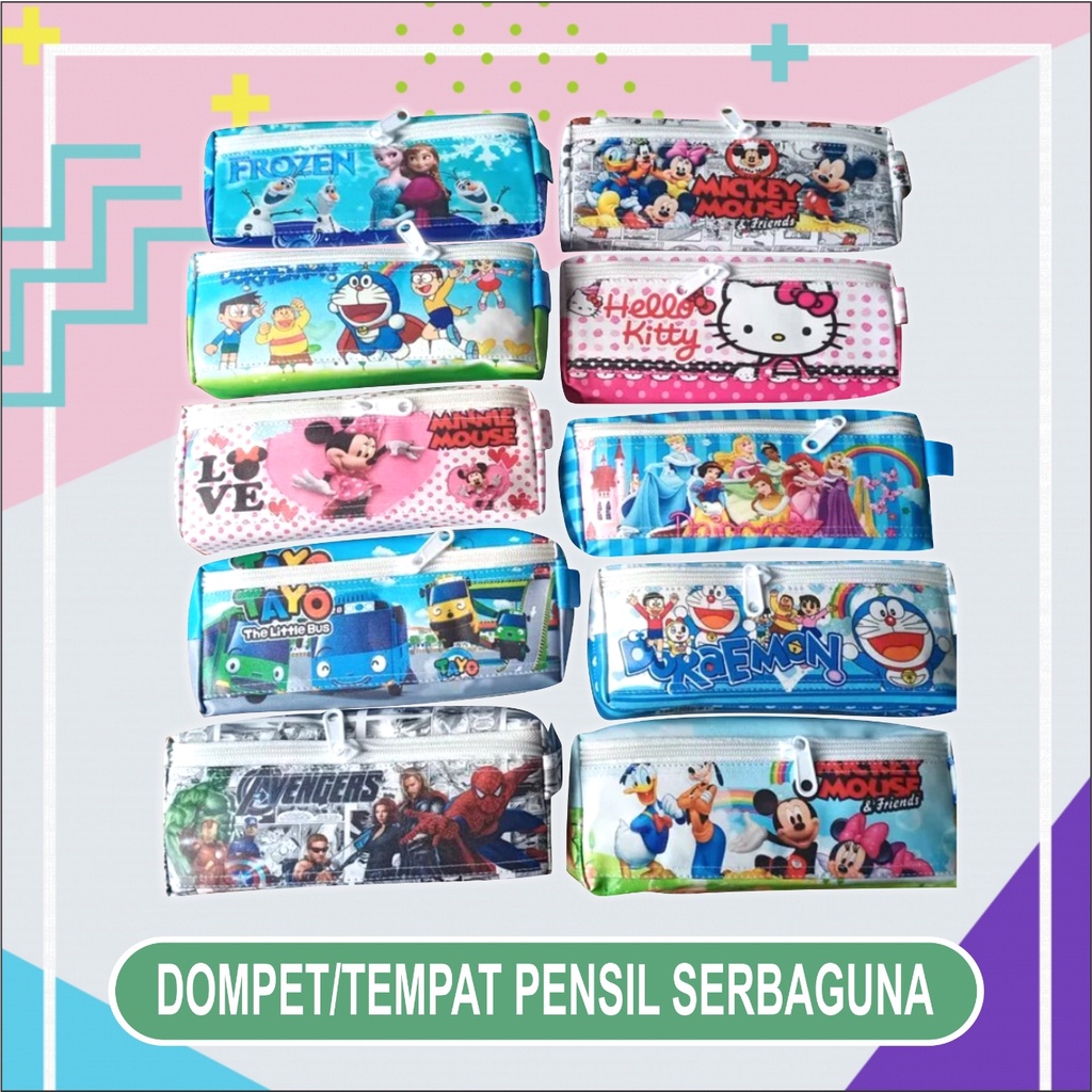 

souvenir anak/tempat pensil/ dompet serbaguna/pensil case