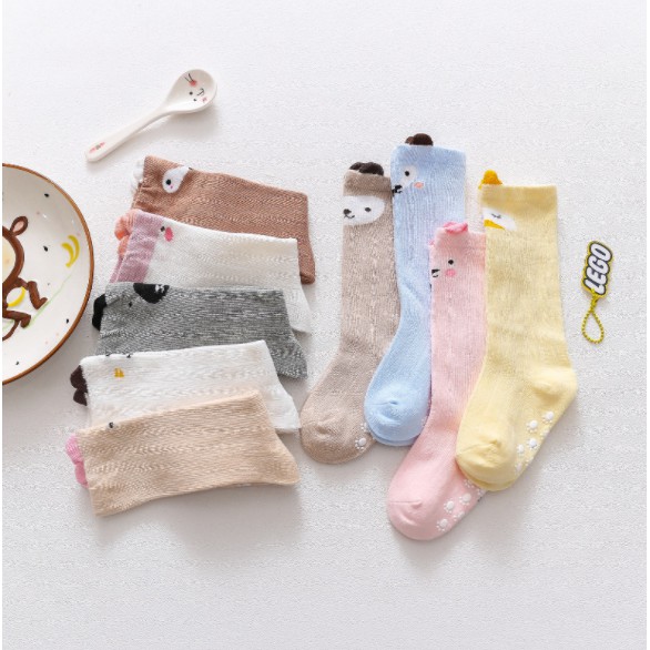 Kaos Kaki Panjang Bayi 03 / Kaos Kaki Baby Panjang Korea Motif Halus Import / Kaos kaki anak lucu