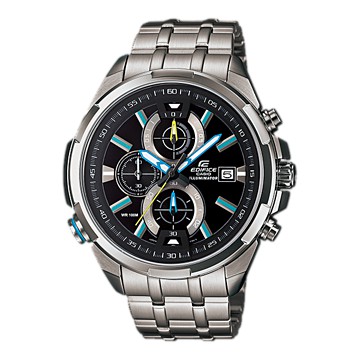Jam Tangan Analog Chrono Casio Edifice Original Pria Efr-536d-1a2