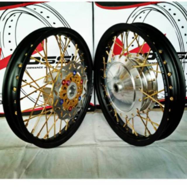 Velg ring 14 Vario 110 Beat Scoopy Vario 125 Vario 150 Spacy Beat fi Velg Rossi dapet piringan +stel