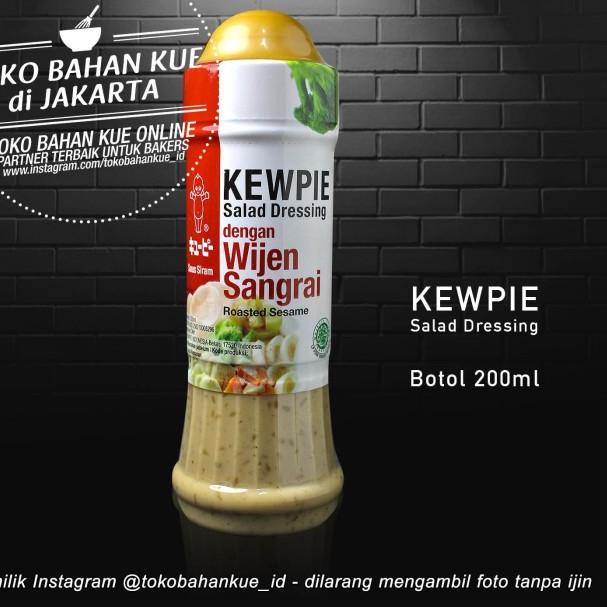 

♣ Kewpie Salad Dressing Roasted Sesame Wijen Sangrai Kemasan Botol 200ml ❈