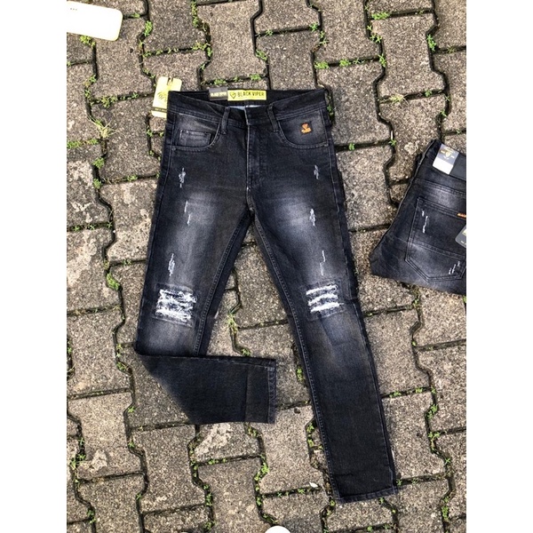 Celana panjang jeans street pria robek robek/celana panjang jeans pria skiny/celana panjang jeans pria fashion