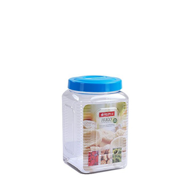 Toples Plastik Besar Hugo Square Jar 205 (8 Liter) TOPLES KRUPUK TOPLES PLASTIK