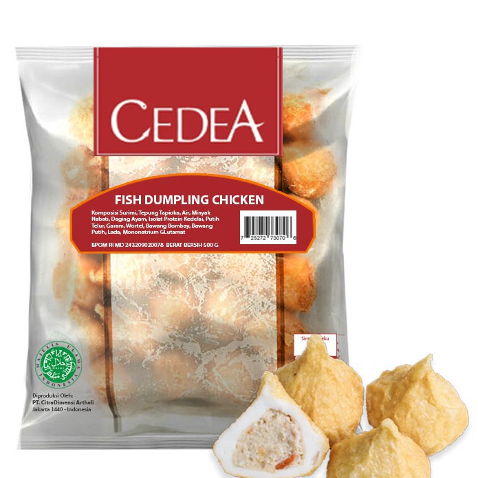 

CEDEA fish dumpling chicken 500gr