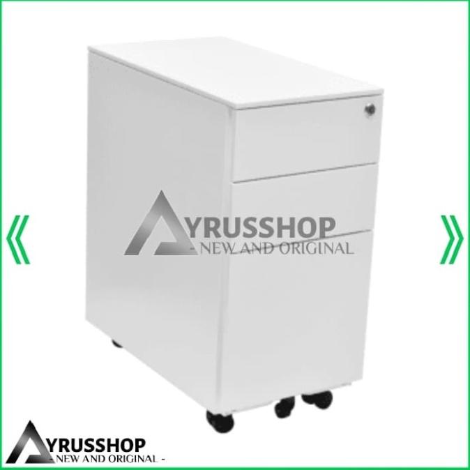 

------] Laci Kantor Roda dan Kunci KRISBOW - Laci Arsip - Lemari Arsip - White