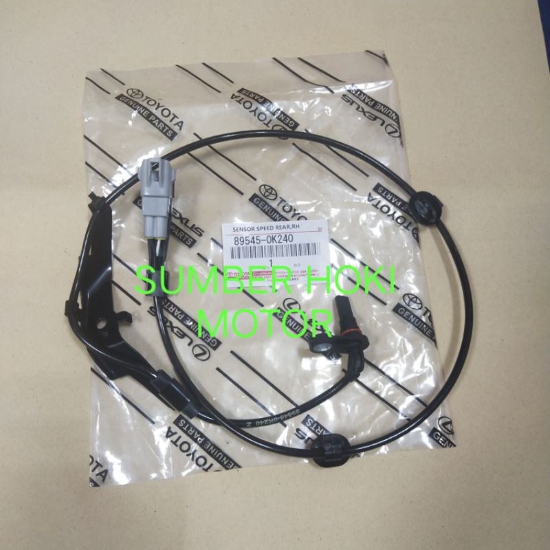 SENSOR SPEED SENSOR ABS HILUX REVO NEW FORTUNER VRZ BELAKANG RH ORI 89545-0K240