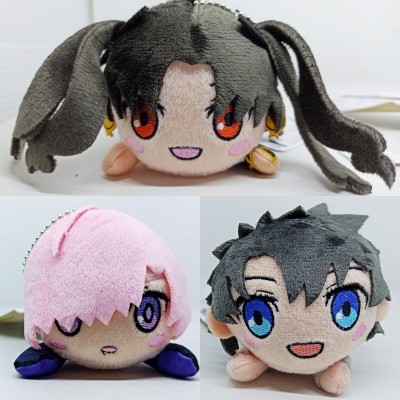 Fate Grand Order Babylonia Nesoberi Plush Keychain  Gudao Ritsuka Mash Shielder