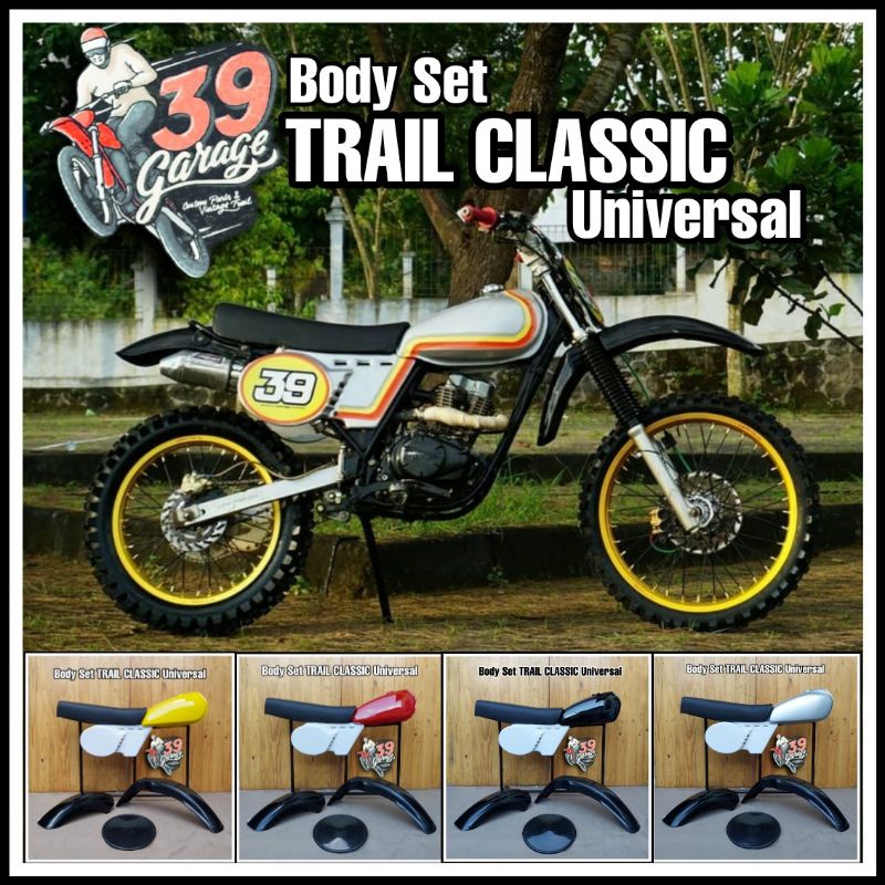 body set trail klasik cover set trail jadul bodi set trail tua body trail clsssic universal